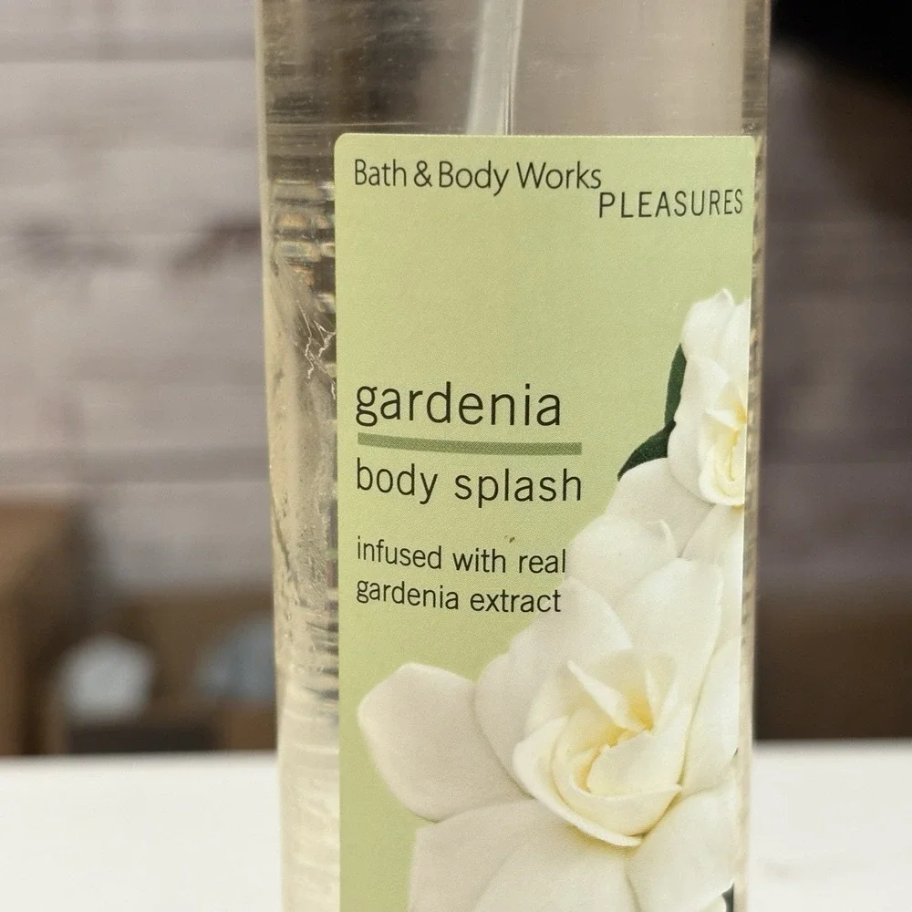 Bath & Body Works Pleasures Gardenia Body Splash 8oz Discontinued Vtg Spray